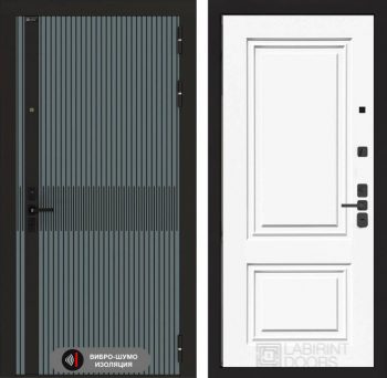 Входная дверь ISSIDA 26 - Эмаль RAL 9003